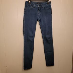 PrAna 2/26 Skinny Jeans Dark Wash Denim Womens